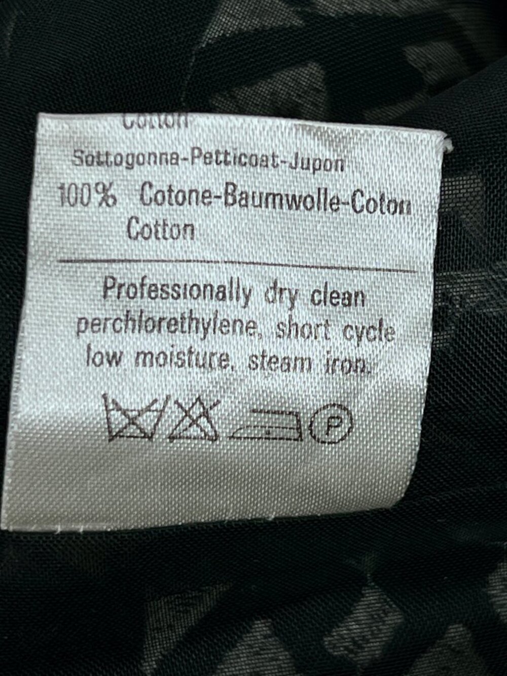 Vintage Italian Cotton Embroidered Southwestern Boho Cottagecore Skirt Sz 6 NWOT - Picture 10 of 11